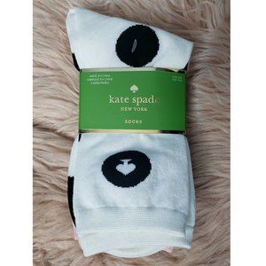 NWT KATE SPADE 3 PACK CREW SOCKS